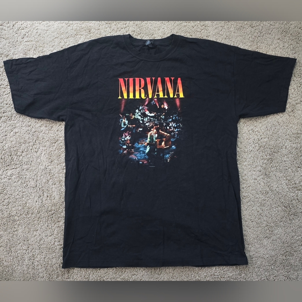 Nirvana MTV Unplugged Vintage 2008 T Shirt Kurt Cobain